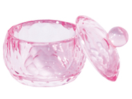 Pink Crystal Dappen Dish